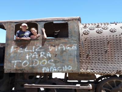 Cimetière des trains, vestige de la première ligne ferroviaire bolivienne