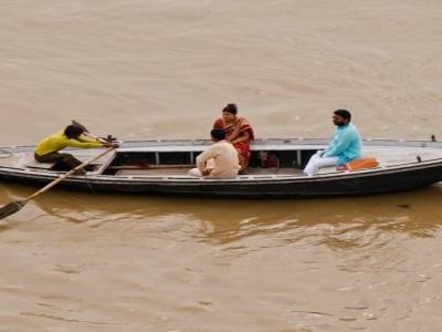 Bateau sur le Gange
