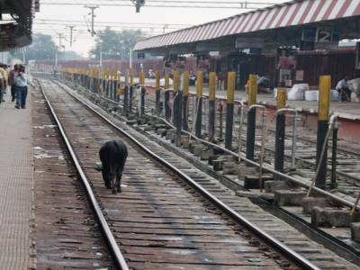 A la gare de Varanasi