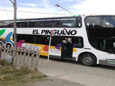 Bus de Rio Gallegos (Argentine) a Puerto Natalys (Chili)