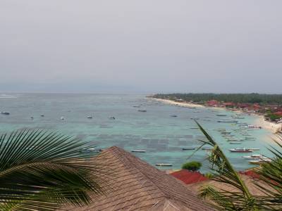 vue de la villa...