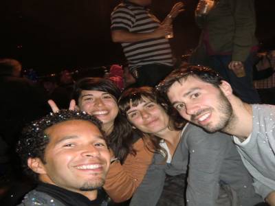 31 decembre  2010 : Danae, Pauline, Ben et Yons