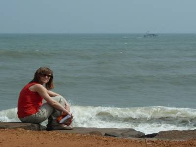 Bord de mer a Pondi