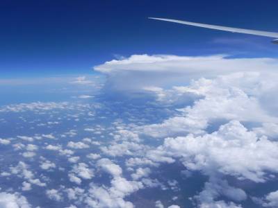 dans les nuages ...