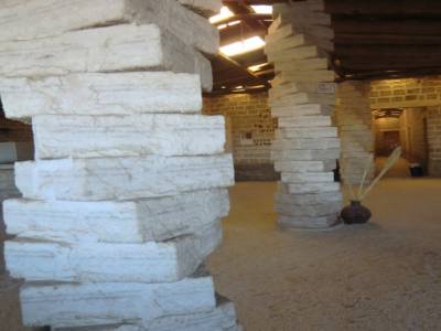 Auberge en plein milieu du salar de Uyuni construite en...sel