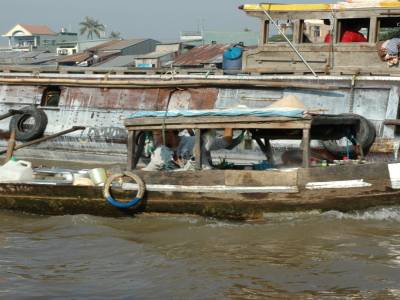 Marché flottant a Cantho