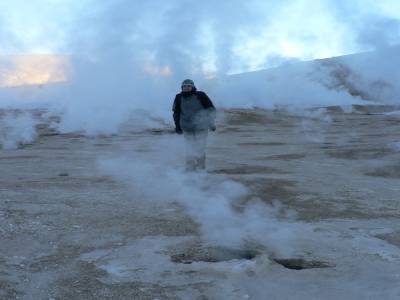 San Pedro, la vallée de la Luna et les geysers Del Tatio