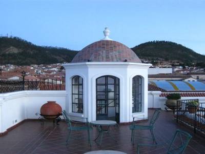 Le toit de l'hôtel Parador