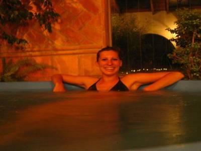 Un petit jaccuzi, après une dure journée!!