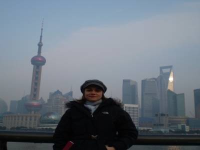 Vue depuis le Bund sur Pudong