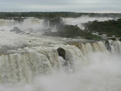 Les chutes d'Iguazu.