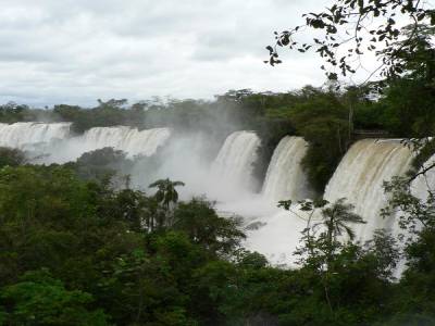 Les chutes d'Iguazu.