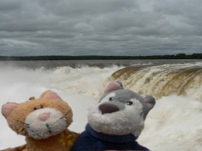Les chutes d'Iguazu.