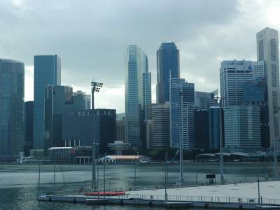 Quartier des affaires à Singapour