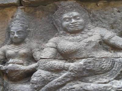 bas relief de la terrasse du roi lepreux 1