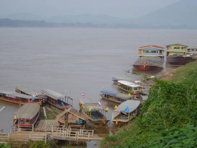 Le Mekong et ses bateaux