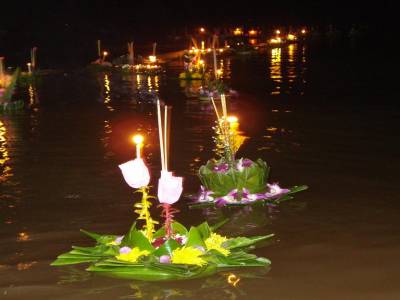 Notre composition florale parmi d autres sur le Mekong