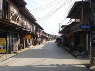 La rue principale de Chiang Khan