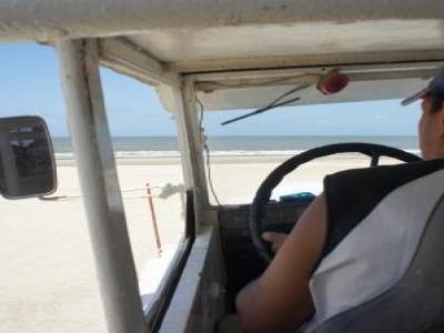 Arrivee en Jeep a Cabo Polonio