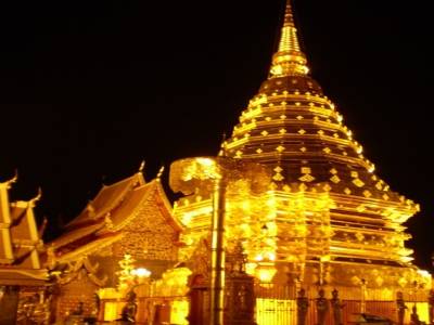 Wat Doi Suthep by night