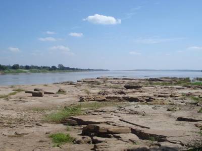 Encore le Mekong, a l approche de Si Chang Mai