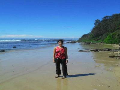 une sirene echouee sur la plage