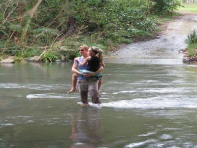 Val dans la riviere