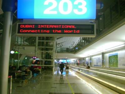 Aéroport de Dubai, le 16 mars 2011