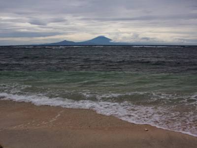 Vue sur le plus important volcan de Lombok