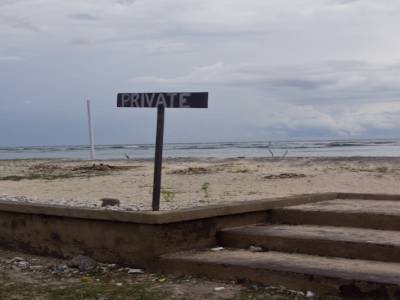 Plage privée!