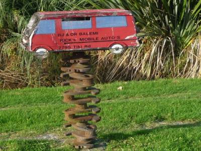 Boîte à lettres vers Coromandel