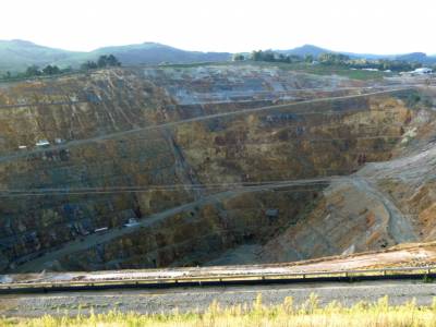Mine d'or à ciel ouvert a Waihi
