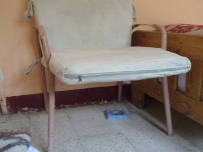 Fauteuil de l'hotel: on ne le prendra pas dans la tombe!