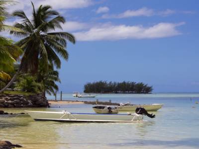 Le bateau des voisins du camping