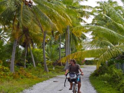 Ballade à vélo sur Rangiroa