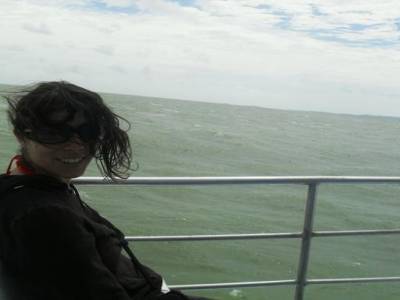 le bateau pour aller a Keppel Island : y'a un peu de vent !
