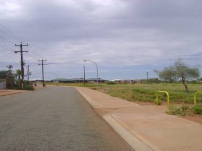 La rue de notre logement, le 31 mars 2011.
