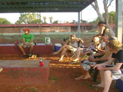 Barbecue à South Hedland, le 3 avril 2011.