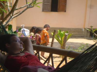 moment de repos, l'appel du hammac