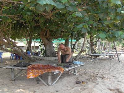 notre petit squate sur Rabbit Island