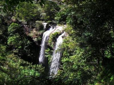 les twin falls vu du haut