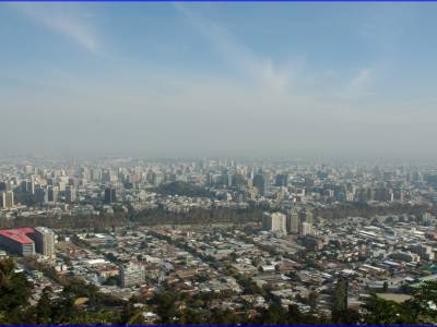 Santiago vu du calvaire