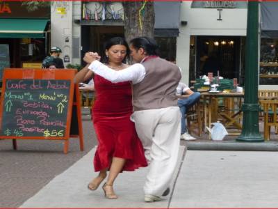 Danseurs de Tango quartier San Telmo