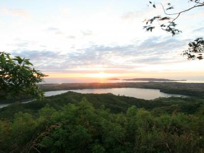 coucher su soleil au Mont Passot