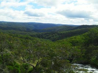 la vue depuis un point lookout