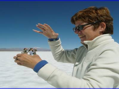 Effet d'optique sur les salines