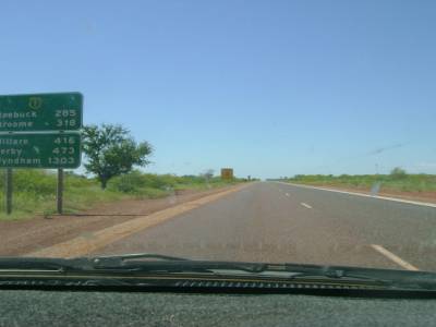 Entre Port Hedland et Broome, le 12/04/2011.