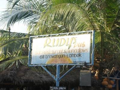 Notre pub préféré à Gili Island