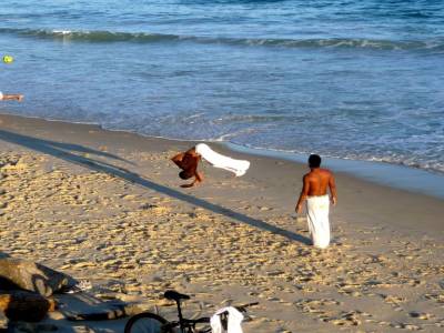 Capoeira et Football sur la plage d'Ipanema