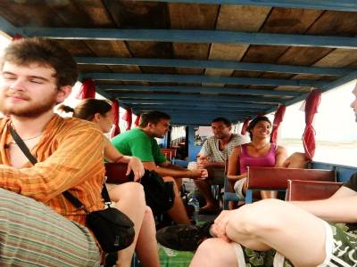 Ballade en bateau avec notre Crew francophone